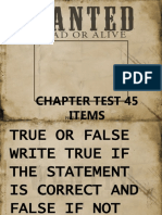 Chapter Test 1