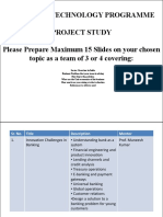 Financial Technology Programme Project Study Please Prepare Maximum 15 Slides On Your Chosen Topic As A Team of 3 or 4 Covering