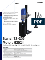 Blu-Drill: Stand: TS-255 Motor: H2021