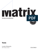 New Matrix Intermediate Tests PDF