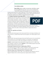 Institute of Medicine (IOM) C : Chapter 2 The Health Care Delivery System