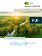 SAM Corporate Sustainability Assessment Europe Status Report 2019