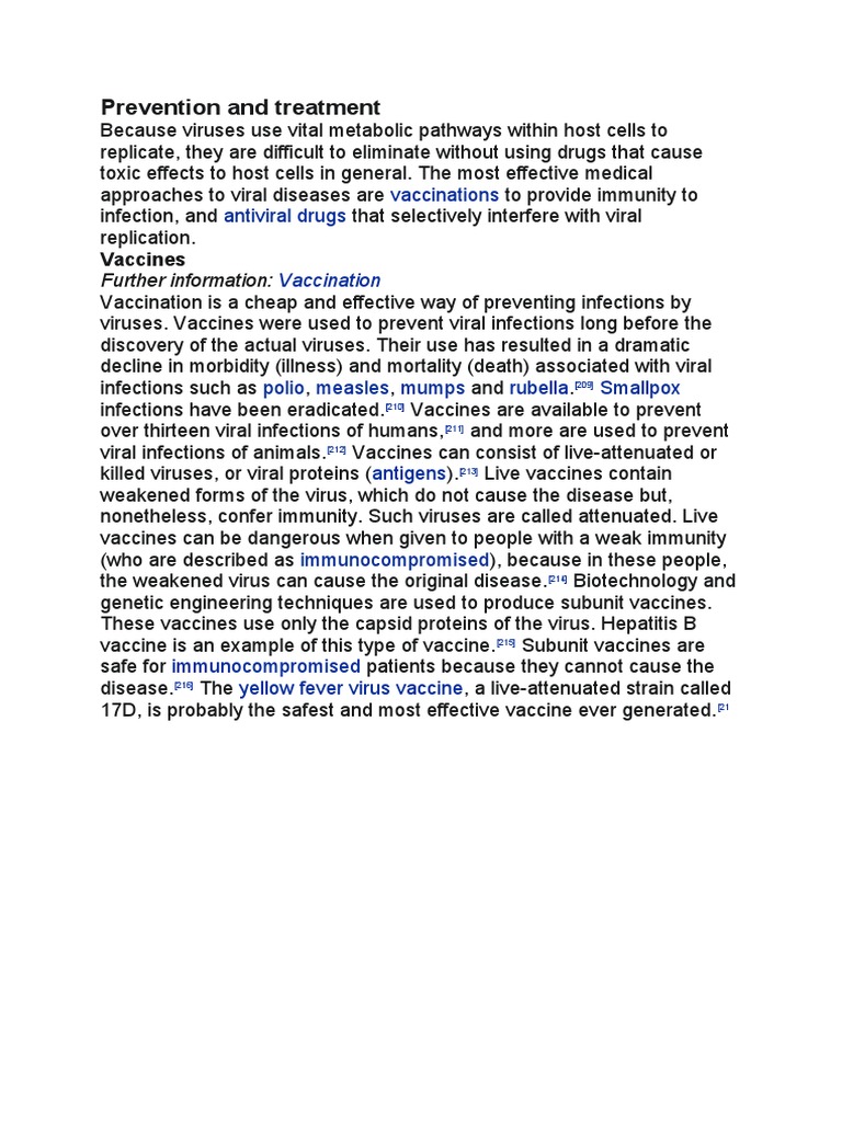 Prevention and Treatment | PDF