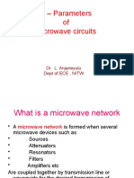 S - Parameters of Microwave Circuits: Dr. L. Anjaneyulu Dept of ECE, NITW