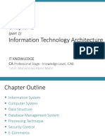 ! IT KNOWLEDGE Chapter 2-1 - IT Architecture
