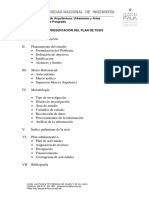 Estructura de Plan de Tesis PDF