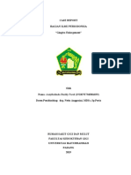 Case Report Bagian Ilmu Periodonsia "Gingiva Enlargement": Assyifadinda Ruddy Farel (19100707360804039)