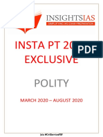 Insta PT 2020 Exclusive: Polity