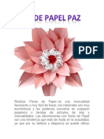 Flor de Papel Paz PDF