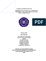 Laporan Seminar Kasus Asuhan Keperawatan Pada Ny. C.R Dengan Status Obstetric G1 P1 A0 H1 RSUD Otanaha Kota Gorontalo