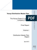 EA 4.2C Kenya Distribution Master Plan, 2013 PDF