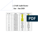 Self-audit Roster Jan-Jun 2020.docx