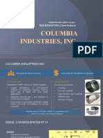 Columbia Industries, Inc.: B2B MARKETING - Case Analysis