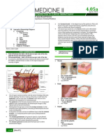 Medicine 2 - 4.05a Introduction To Dermatology PDF