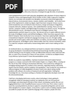 Motivation Letter MSC Computational Linguistics PDF