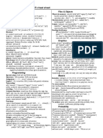R Cheat Sheet: Data Manipulation Files & Objects