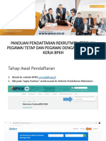 Panduan Pendaftaran Rekrutmen PKWTT Dan PKWT BPKH PDF