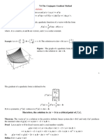 Is Positive Definite.: 7.6 The Conjugate Gradient Method Assumption: Definition: Inner Production of Vectors