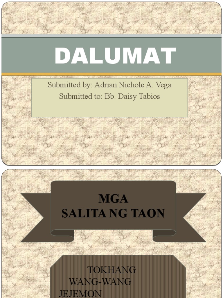 Dalumat Adrian Vegazz | PDF