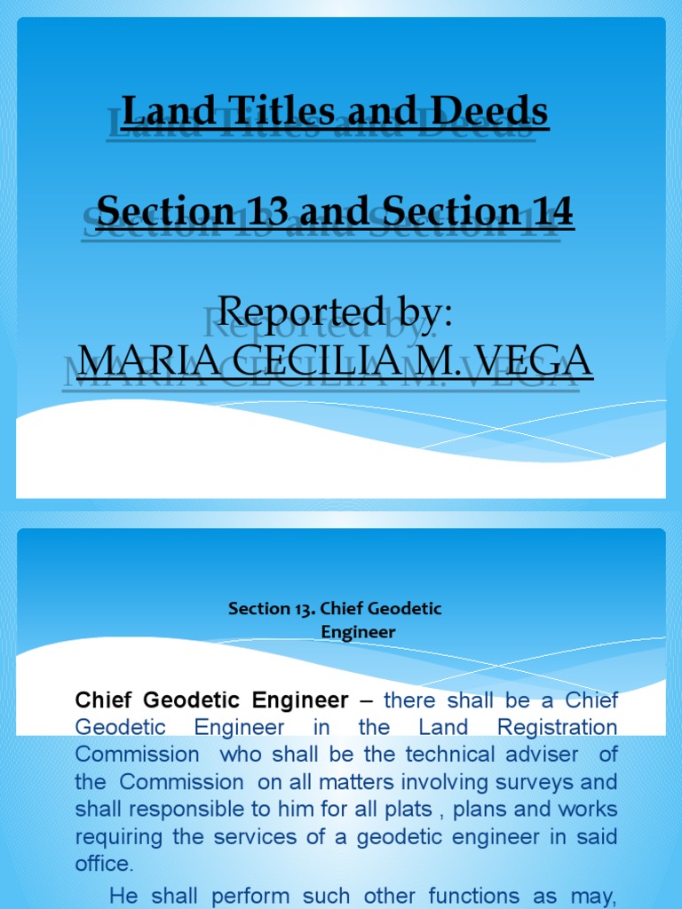 A Comprehensive Summary of Land Titles and Deeds Registration in the Philippines PDF
