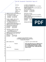 20-09-15 Jay Srinivasan Declaration ISO Apple's Opposition To Epic Games' PI Motion