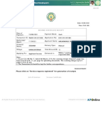 Income Certificate Receipt M SUBBAMMA