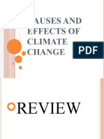 Causes and Effects of Climate Change