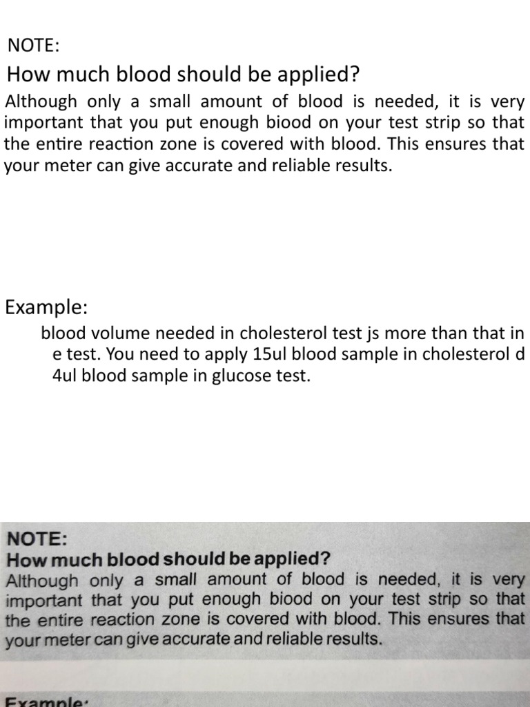 How Much Blood Should Be Applied? PDF