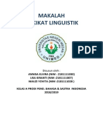 Makalah Linguistik