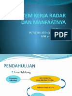 Sistem Kerja Radar Dan Manfaatnya