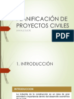 PLANIFICACIÓN DE PROYECTOS CIVILES - Introducción