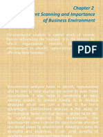 Environment Scanning and Importance of Business Environment