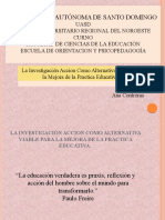 La Investigación Acción Como Alternativa Viable para La Mejora de La Practica Educativapptx