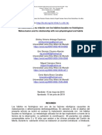 La Maloclusion y Su Relacion Con Los Habitos Bucal PDF