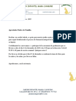 Ejemplo de Redacción de Una Circular