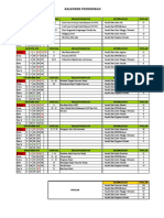 Matriks Kalender - Pendidikan