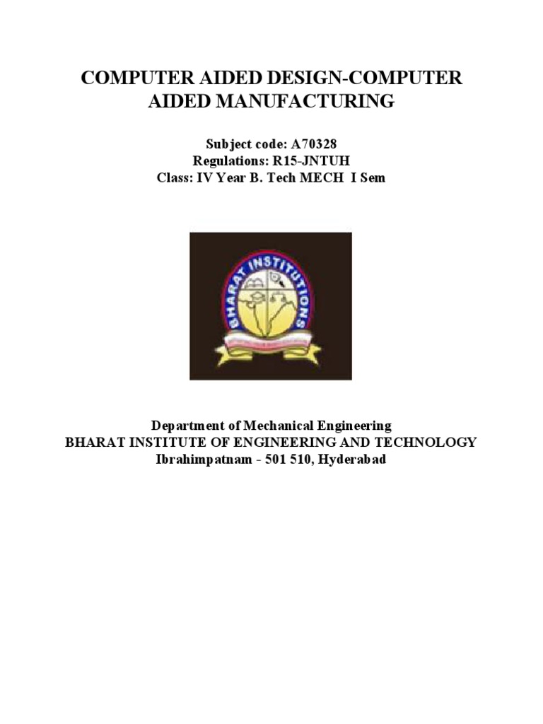Computer Aided Design Cos | PDF | Computer Aided Design | Engineering