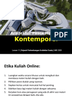 SPAD Pasca Arsitektur Modern (KONTEMPORER)