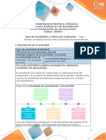 Formato Guia de actividades y Rúbrica de evaluación - Fase 1