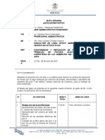 Solicitud de Reposicion de Fondos Por Reparacion de Ambiente Piso 4 Ed CNC