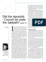 (CROSBY Tim) Does The Apostolic Council Set Aside The Sabbath, Part 1 (Ministry, 2005-02) PDF