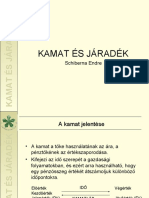 Kamat És Járadék