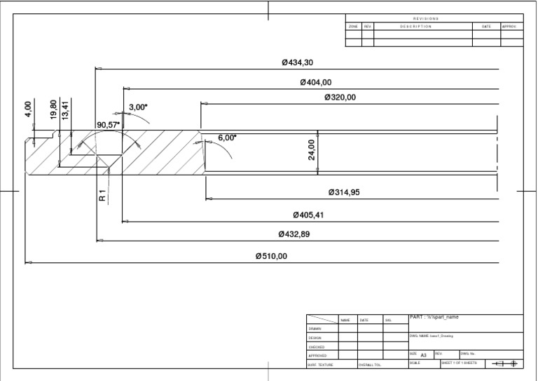 Revisions Approv. Date Description Zone Rev.: PART: %%part - Name | PDF