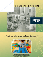 Método Montessori guía desarrollo niño