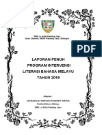 Laporan Intervensi BM 2019 - BHGN 1.0 Hingga 6.0 Dan 9.0