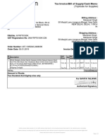 Tax Invoice/Bill of Supply/Cash Memo: (Triplicate For Supplier)