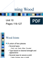 Fastening Wood: Unit 10 Pages 119-127