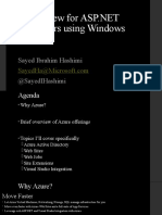 Developers Using Windows Azure: Sayed Ibrahim Hashimi @sayedihashimi