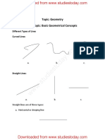 CBSE Class 3 Mathematics-Basic Geometrical Concepts PDF