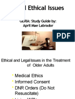 Legal and Ethical Issues in Treatment of Older Adults